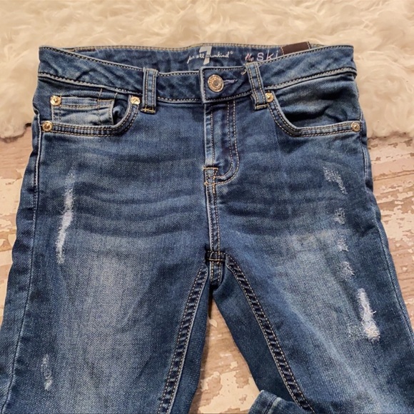 7 for all mankind the skinny girls size 10 jeans - Picture 3 of 6